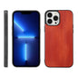 Yellow Cow Texture PU Phone Case, For iPhone 13, For iPhone 13 Pro, For iPhone 13 Pro Max
