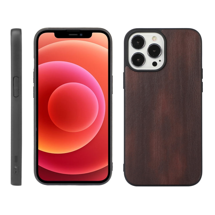 Yellow Cow Texture PU Phone Case, For iPhone 13 mini, For iPhone 12 mini, For iPhone 12 / 12 Pro, For iPhone 12 Pro Max