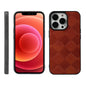 Weave Plaid PU Phone Case, For iPhone 13 mini, For iPhone 12 mini, For iPhone 12 / 12 Pro, For iPhone 12 Pro Max