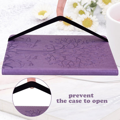 Tree & Deer Pattern Pressed Printing Leather Tablet Case, For OPPO Pad 11 inch, For OPPO Realme Pad 10.4 inch, For Huawei MatePad T 10s 10.1 inch / T 10 9.7 inch, For Lenovo Legion Y700, For iPad mini 6 2021 / mini 2024���������������������������������...