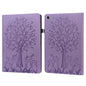 Tree & Deer Pattern Pressed Printing Leather Tablet Case, For OPPO Pad 11 inch, For OPPO Realme Pad 10.4 inch, For Huawei MatePad T 10s 10.1 inch / T 10 9.7 inch, For Lenovo Legion Y700, For iPad mini 6 2021 / mini 2024���������������������������������...