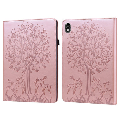 Tree & Deer Pattern Pressed Printing Leather Tablet Case, For OPPO Pad 11 inch, For OPPO Realme Pad 10.4 inch, For Huawei MatePad T 10s 10.1 inch / T 10 9.7 inch, For Lenovo Legion Y700, For iPad mini 6 2021 / mini 2024���������������������������������...