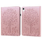 Tree & Deer Pattern Pressed Printing Leather Tablet Case, For OPPO Pad 11 inch, For OPPO Realme Pad 10.4 inch, For Huawei MatePad T 10s 10.1 inch / T 10 9.7 inch, For Lenovo Legion Y700, For iPad mini 6 2021 / mini 2024���������������������������������...