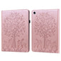 Tree & Deer Pattern Pressed Printing Leather Tablet Case, For OPPO Pad 11 inch, For OPPO Realme Pad 10.4 inch, For Huawei MatePad T 10s 10.1 inch / T 10 9.7 inch, For Lenovo Legion Y700, For iPad mini 6 2021 / mini 2024���������������������������������...