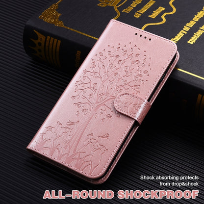 Tree & Deer Pattern Pressed Printing Horizontal Flip Leather Phone Case, For iPhone XS Max, For iPhone 7 / 8 / SE 2020 / SE 2022, For iPhone 11, For iPhone 11 Pro, For iPhone 11 Pro Max, For iPhone 12 / 12 Pro, For iPhone 12 Pro Max / 13 Pro Max�������...
