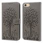 Tree & Deer Pattern Pressed Printing Horizontal Flip Leather Phone Case, For iPhone XS Max, For iPhone 7 / 8 / SE 2020 / SE 2022, For iPhone 11, For iPhone 11 Pro, For iPhone 11 Pro Max, For iPhone 12 / 12 Pro, For iPhone 12 Pro Max / 13 Pro Max�������...