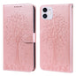 Tree & Deer Pattern Pressed Printing Horizontal Flip Leather Phone Case, For iPhone XS Max, For iPhone 7 / 8 / SE 2020 / SE 2022, For iPhone 11, For iPhone 11 Pro, For iPhone 11 Pro Max, For iPhone 12 / 12 Pro, For iPhone 12 Pro Max / 13 Pro Max�������...