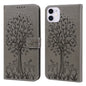 Tree & Deer Pattern Pressed Printing Horizontal Flip Leather Phone Case, For iPhone XS Max, For iPhone 7 / 8 / SE 2020 / SE 2022, For iPhone 11, For iPhone 11 Pro, For iPhone 11 Pro Max, For iPhone 12 / 12 Pro, For iPhone 12 Pro Max / 13 Pro Max�������...