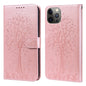 Tree & Deer Pattern Pressed Printing Horizontal Flip Leather Phone Case, For iPhone XS Max, For iPhone 7 / 8 / SE 2020 / SE 2022, For iPhone 11, For iPhone 11 Pro, For iPhone 11 Pro Max, For iPhone 12 / 12 Pro, For iPhone 12 Pro Max / 13 Pro Max�������...