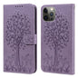 Tree & Deer Pattern Pressed Printing Horizontal Flip Leather Phone Case, For iPhone XS Max, For iPhone 7 / 8 / SE 2020 / SE 2022, For iPhone 11, For iPhone 11 Pro, For iPhone 11 Pro Max, For iPhone 12 / 12 Pro, For iPhone 12 Pro Max / 13 Pro Max�������...