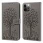 Tree & Deer Pattern Pressed Printing Horizontal Flip Leather Phone Case, For iPhone XS Max, For iPhone 7 / 8 / SE 2020 / SE 2022, For iPhone 11, For iPhone 11 Pro, For iPhone 11 Pro Max, For iPhone 12 / 12 Pro, For iPhone 12 Pro Max / 13 Pro Max�������...