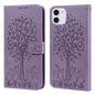 Tree & Deer Pattern Pressed Printing Horizontal Flip Leather Phone Case, For iPhone XS Max, For iPhone 7 / 8 / SE 2020 / SE 2022, For iPhone 11, For iPhone 11 Pro, For iPhone 11 Pro Max, For iPhone 12 / 12 Pro, For iPhone 12 Pro Max / 13 Pro Max�������...