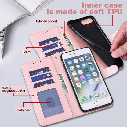 Tree & Deer Pattern Pressed Printing Horizontal Flip Leather Phone Case, For iPhone 13, For iPhone X / XS, For iPhone XR