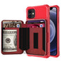 Zipper Wallet Card Bag PU Back Case, For iPhone 12 mini, For iPhone 12 / 12 Pro, For iPhone 12 Pro Max, For iPhone 11 Pro, For iPhone 11 Pro Max, For iPhone XR, For iPhone XS Max, For iPhone SE 2022 / SE 2020 / 7 / 8 / 6 / 6s���������������������������...
