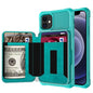 Zipper Wallet Card Bag PU Back Case, For iPhone 12 mini, For iPhone 12 / 12 Pro, For iPhone 12 Pro Max, For iPhone 11 Pro, For iPhone 11 Pro Max, For iPhone XR, For iPhone XS Max, For iPhone SE 2022 / SE 2020 / 7 / 8 / 6 / 6s���������������������������...