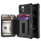 Zipper Wallet Card Bag PU Back Case, For iPhone 12 mini, For iPhone 12 / 12 Pro, For iPhone 12 Pro Max, For iPhone 11 Pro, For iPhone 11 Pro Max, For iPhone XR, For iPhone XS Max, For iPhone SE 2022 / SE 2020 / 7 / 8 / 6 / 6s���������������������������...