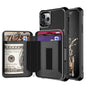 Zipper Wallet Card Bag PU Back Case, For iPhone 12 mini, For iPhone 12 / 12 Pro, For iPhone 12 Pro Max, For iPhone 11 Pro, For iPhone 11 Pro Max, For iPhone XR, For iPhone XS Max, For iPhone SE 2022 / SE 2020 / 7 / 8 / 6 / 6s���������������������������...