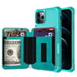 Zipper Wallet Card Bag PU Back Case, For iPhone 12 mini, For iPhone 12 / 12 Pro, For iPhone 12 Pro Max, For iPhone 11 Pro, For iPhone 11 Pro Max, For iPhone XR, For iPhone XS Max, For iPhone SE 2022 / SE 2020 / 7 / 8 / 6 / 6s���������������������������...
