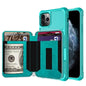 Zipper Wallet Card Bag PU Back Case, For iPhone 12 mini, For iPhone 12 / 12 Pro, For iPhone 12 Pro Max, For iPhone 11 Pro, For iPhone 11 Pro Max, For iPhone XR, For iPhone XS Max, For iPhone SE 2022 / SE 2020 / 7 / 8 / 6 / 6s���������������������������...