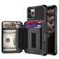 Zipper Wallet Card Bag PU Back Case, For iPhone 12 mini, For iPhone 12 / 12 Pro, For iPhone 12 Pro Max, For iPhone 11 Pro, For iPhone 11 Pro Max, For iPhone XR, For iPhone XS Max, For iPhone SE 2022 / SE 2020 / 7 / 8 / 6 / 6s���������������������������...