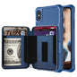 Zipper Wallet Card Bag PU Back Case, For iPhone 11, For iPhone X / XS