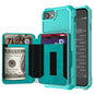Zipper Wallet Card Bag PU Back Case, For iPhone 12 mini, For iPhone 12 / 12 Pro, For iPhone 12 Pro Max, For iPhone 11 Pro, For iPhone 11 Pro Max, For iPhone XR, For iPhone XS Max, For iPhone SE 2022 / SE 2020 / 7 / 8 / 6 / 6s���������������������������...