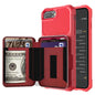 Zipper Wallet Card Bag PU Back Case, For iPhone 12 mini, For iPhone 12 / 12 Pro, For iPhone 12 Pro Max, For iPhone 11 Pro, For iPhone 11 Pro Max, For iPhone XR, For iPhone XS Max, For iPhone SE 2022 / SE 2020 / 7 / 8 / 6 / 6s���������������������������...