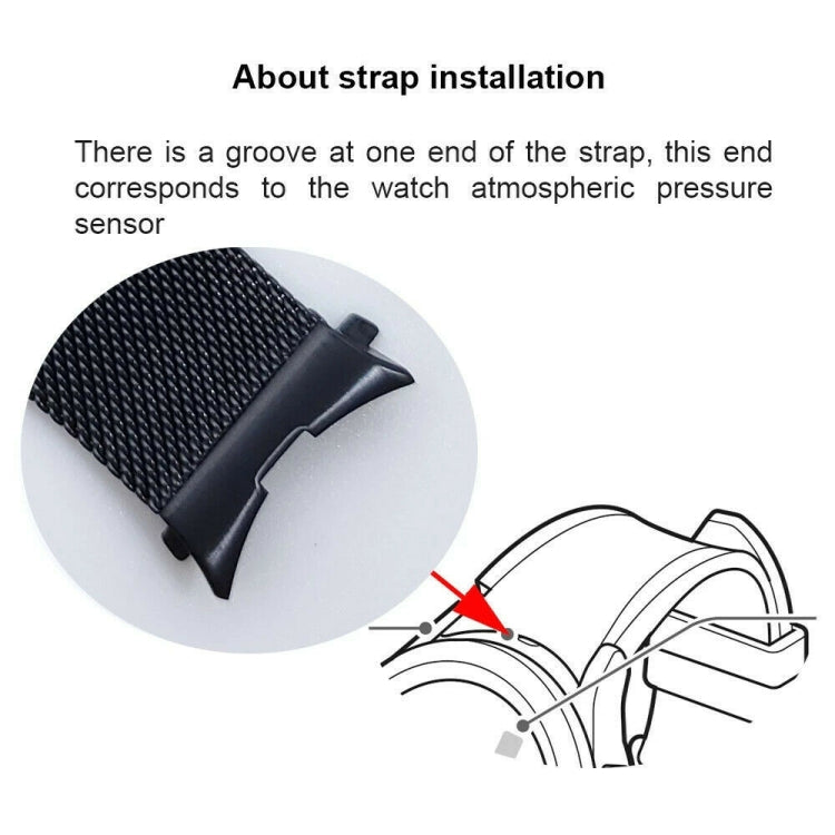 Stainless Steel Milan Buckle Watch Band