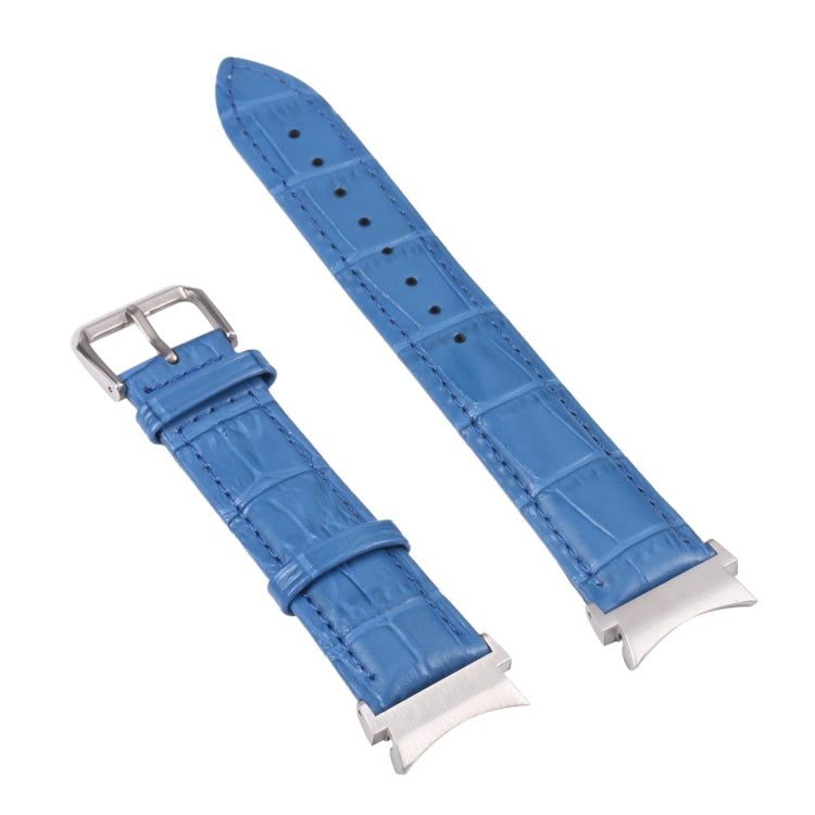 Slub Texture Leather Watch Band