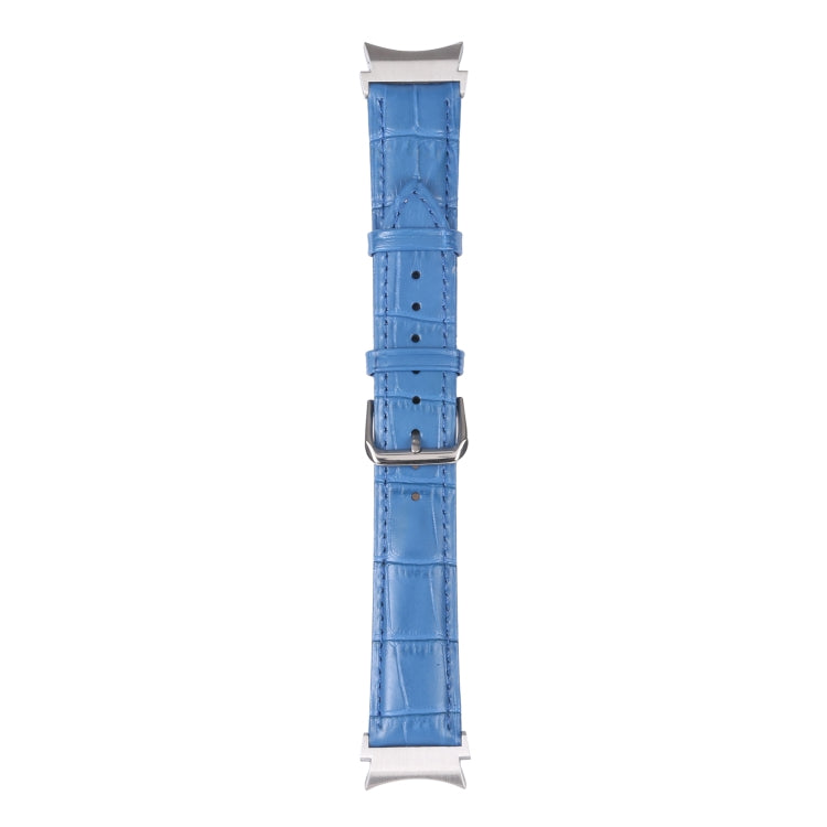 Slub Texture Leather Watch Band