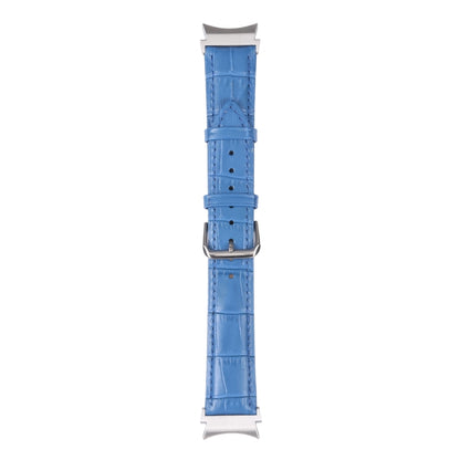 Slub Texture Leather Watch Band
