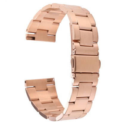 22mm Three-bead Steel Watch Band