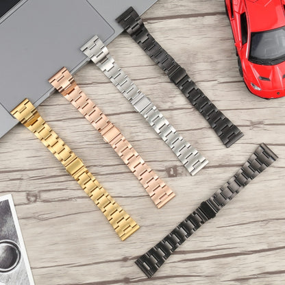 22mm Three-bead Steel Watch Band