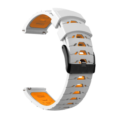 Trapezoidal Three-row Hole Silicone Watch Band