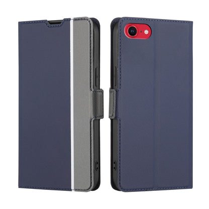Twill Texture Side Button Leather Phone Case, For iPhone 13, For iPhone 13 Pro, For iPhone 13 Pro Max, For iPhone SE 2022 / SE 2020 / 8 /7