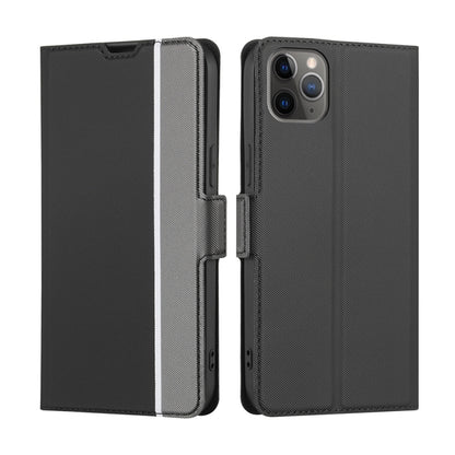 Twill Texture Side Button Leather Phone Case, For iPhone 12 / 12 Pro, For iPhone 12 Pro Max, For iPhone 11, For iPhone 11 Pro, For iPhone 11 Pro Max, For iPhone X / XS, For iPhone XR, For iPhone XS Max
