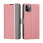 Twill Texture Side Button Leather Phone Case, For iPhone 12 / 12 Pro, For iPhone 12 Pro Max, For iPhone 11, For iPhone 11 Pro, For iPhone 11 Pro Max, For iPhone X / XS, For iPhone XR, For iPhone XS Max