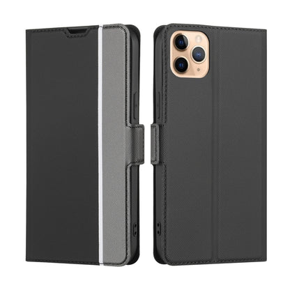 Twill Texture Side Button Leather Phone Case, For iPhone 12 / 12 Pro, For iPhone 12 Pro Max, For iPhone 11, For iPhone 11 Pro, For iPhone 11 Pro Max, For iPhone X / XS, For iPhone XR, For iPhone XS Max