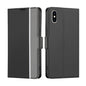 Twill Texture Side Button Leather Phone Case, For iPhone 12 / 12 Pro, For iPhone 12 Pro Max, For iPhone 11, For iPhone 11 Pro, For iPhone 11 Pro Max, For iPhone X / XS, For iPhone XR, For iPhone XS Max