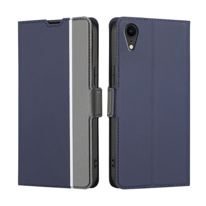Twill Texture Side Button Leather Phone Case, For iPhone 12 / 12 Pro, For iPhone 12 Pro Max, For iPhone 11, For iPhone 11 Pro, For iPhone 11 Pro Max, For iPhone X / XS, For iPhone XR, For iPhone XS Max