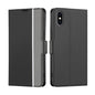 Twill Texture Side Button Leather Phone Case, For iPhone 12 / 12 Pro, For iPhone 12 Pro Max, For iPhone 11, For iPhone 11 Pro, For iPhone 11 Pro Max, For iPhone X / XS, For iPhone XR, For iPhone XS Max