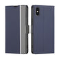 Twill Texture Side Button Leather Phone Case, For iPhone 12 / 12 Pro, For iPhone 12 Pro Max, For iPhone 11, For iPhone 11 Pro, For iPhone 11 Pro Max, For iPhone X / XS, For iPhone XR, For iPhone XS Max