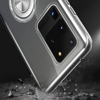 Ultra-thin TPU Protective Case with 360 Degree Rotation Holder, For Galaxy S20 Ultra, For Huawei P40 Pro