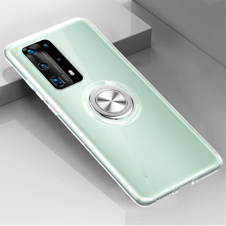 Ultra-thin TPU Protective Case with 360 Degree Rotation Holder, For Galaxy S20 Ultra, For Huawei P40 Pro
