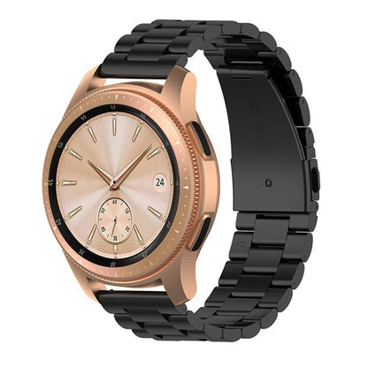 46mm Three Pearl Steel Watch Strap