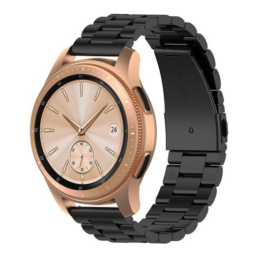 46mm Three Pearl Steel Watch Strap