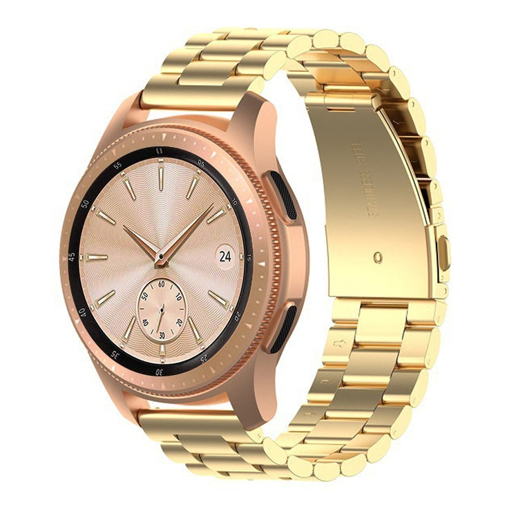 46mm Three Pearl Steel Watch Strap