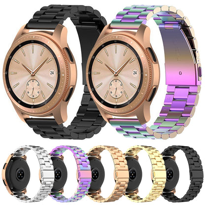 46mm Three Pearl Steel Watch Strap