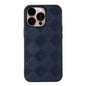 Weave Plaid PU Phone Case, For iPhone 14 Plus, For iPhone 14 Pro Max, For iPhone 14 Pro, For iPhone 14