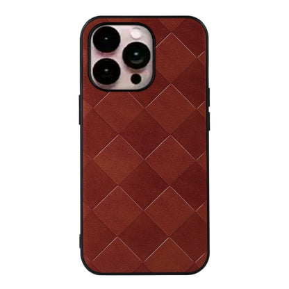 Weave Plaid PU Phone Case, For iPhone 14 Plus, For iPhone 14 Pro Max, For iPhone 14 Pro, For iPhone 14